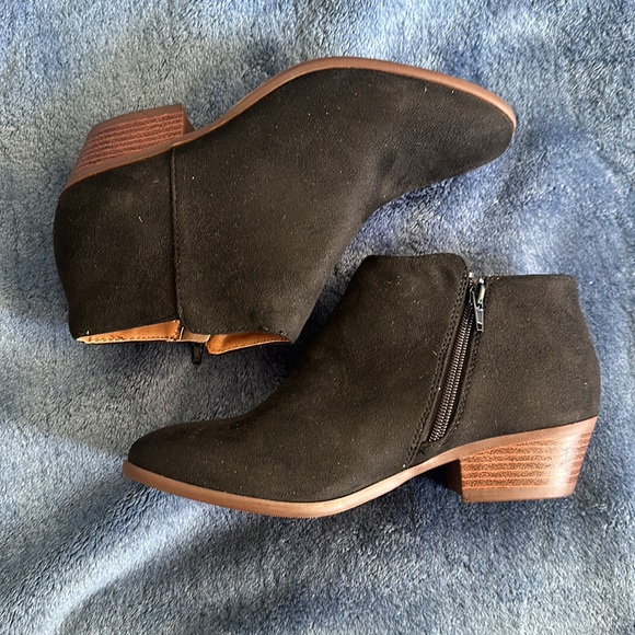 Black Suede Boots - Picture 2 of 5